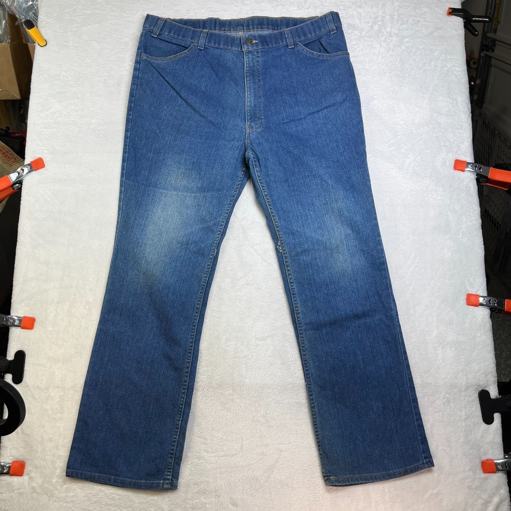 Vintage 90s Levi's Action Jeans Mens Blue Denim Classic Zip Fly USA Made - 39X31